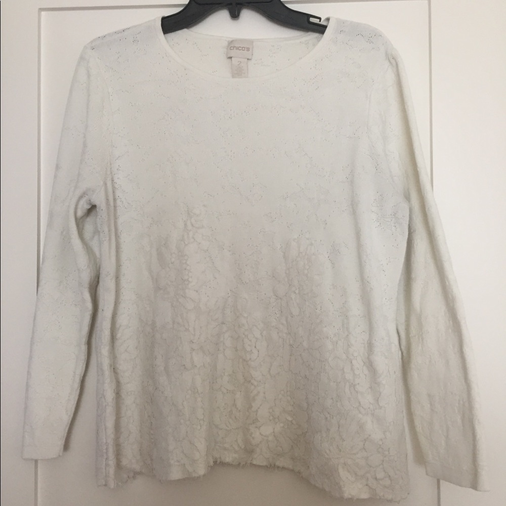 Chico’s Embroidered Shirt